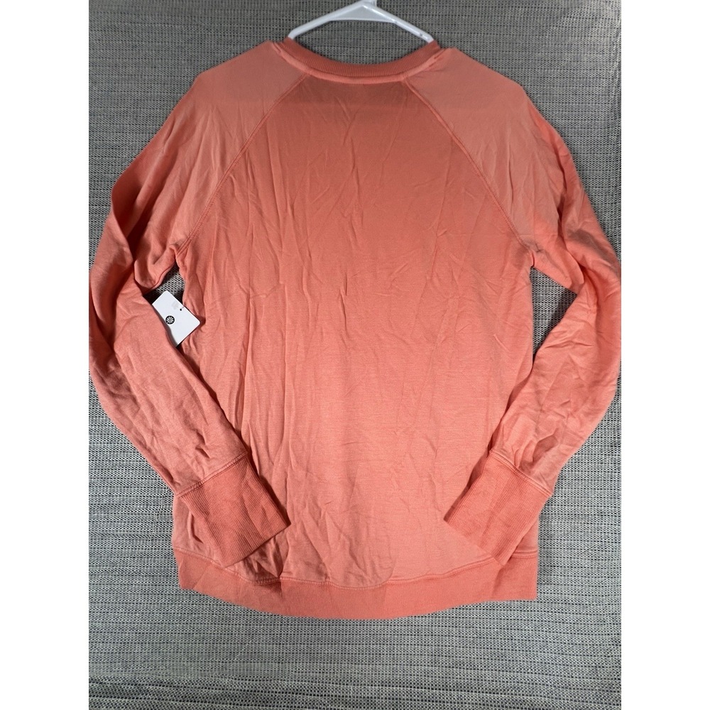 Athleta Mindset Sweatshirt Womens Size S Tall Coaster Luxe Sweater Peach - Picture 9 of 10